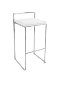 Contemporary Silver Barstool rental Salt Lake City, UT