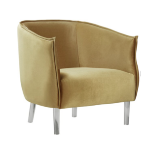 Gold Chair with Lucite Legs rental Denver, CO