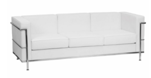 Melrose White Sofa rental Denver, CO