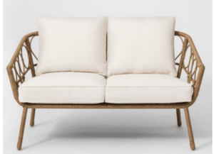 Rattan Loveseat rental Denver, CO
