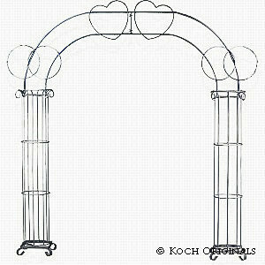 Double Ring Heart Arch rental Phoenix, AZ