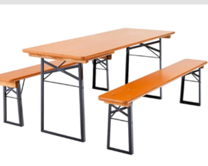 Beer Garden Table & Bench Set rental Denver, CO