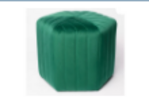 Talia Ottoman Emerald rental Denver, CO