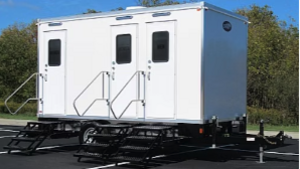 3 Stall Luxury Restroom Trailer rental Denver, CO