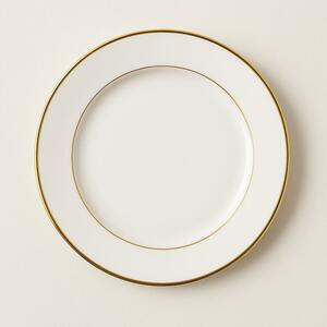 White with Gold Rim Dinner Plate rental Salt Lake City, UT