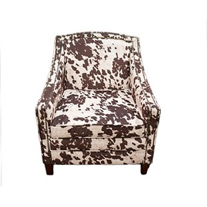 Cow Print Arm Chair rental Denver, CO