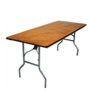 6' x 42" Captain's Banquet Table rental Austin, TX