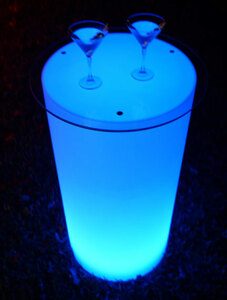 Glo Round Cocktail Table rental Miami-Ft. Lauderdale, FL