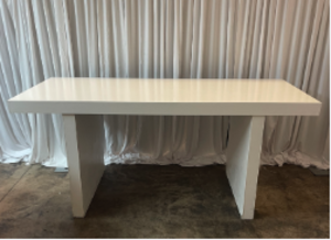 8' White Table rental Miami-Ft. Lauderdale, FL