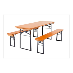Brown Table and Bench Set rental Miami-Ft. Lauderdale, FL