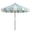 Teal & White Striped Umbrella  rental in Miami-Ft. Lauderdale, FL