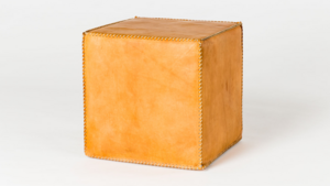 Large Leather Cube rental Los Angeles, CA