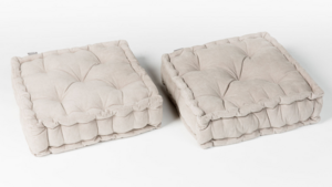 Off White Square Floor Pillow rental Los Angeles, CA