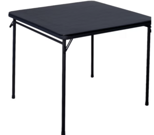 3' Black Square Table rental Chicago, IL