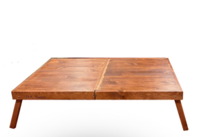 Wooden Square Picnic Table rental Chicago, IL