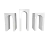 Open Arch Pedestals rental in New York, NY