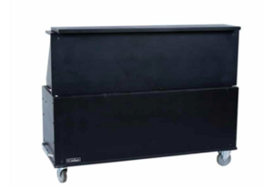 Portable Black Bar on Casters rental San Francisco-Oakland-San Jose, CA