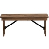 Rustic Wood 40" Bench rental in Chicago, IL