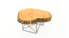 Live Edge Heart Side Table rental in Los Angeles, CA
