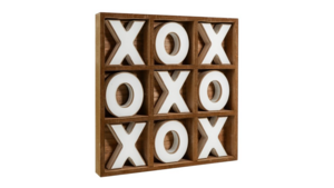 Wood Tic Tac Toe Game Board Tabletop rental Phoenix, AZ