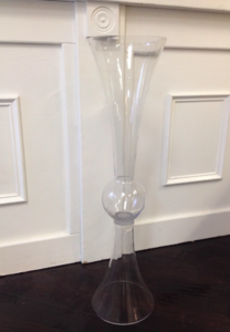 Glass Vase 35″ rental Austin, TX