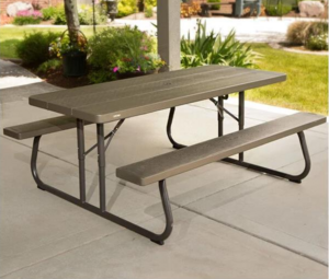 6' folding Resin Picnic table rental Philadelphia, PA