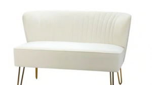 Ivory Loveseat rental Phoenix, AZ