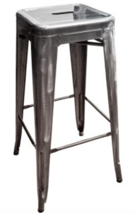 Metal Backless Barstool rental Dallas-Ft. Worth, TX