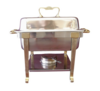 Rectangle Chafer with Gold Accents rental in Dallas-Ft. Worth, TX