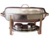 Oval Chafer with Gold Accents - 6QT rental in Dallas-Ft. Worth, TX