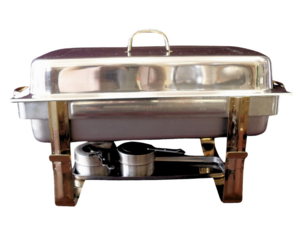 Rectangular Chafer with Gold Accents - 8QT rental Dallas-Ft. Worth, TX