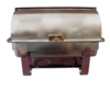 Rectangular RollTop Chafer with Gold Accents - 8QT rental in Dallas-Ft. Worth, TX