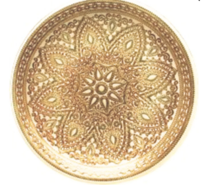 13" Gold Moonstruck Glass Charger rental Dallas-Ft. Worth, TX