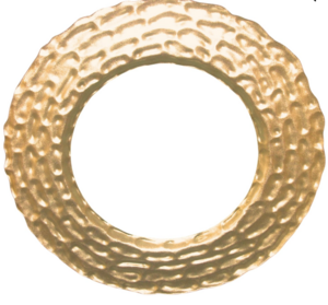 13" Gold Saturn Glass Charger rental Dallas-Ft. Worth, TX