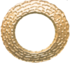 13" Gold Saturn Glass Charger rental in Dallas-Ft. Worth, TX