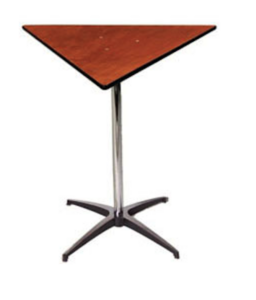 36" Triangle Tall Cocktail Table rental Nashville, TN