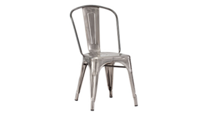 Gun Metal Bistro Chair rental Nashville, TN