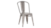 Gun Metal Bistro Chair rental in Nashville, TN