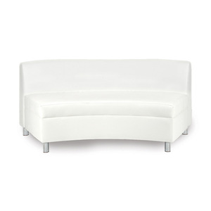Curved loveseat rental Dallas-Ft. Worth, TX