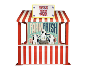 Milk Can Toss Carnival Game rental Austin, TX