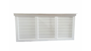 8' White Shiplap Bar rental Nashville, TN