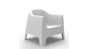 White Resin Outdoor Chair rental Nashville, TN