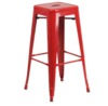 Red Metal Barstool rental in Las Vegas, NV