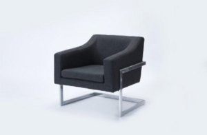 Modern Gray Chair rental Austin, TX