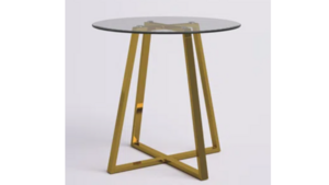 Glass Top Side Table rental Houston, TX
