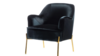 Black Velvet Side Chair rental in Houston, TX