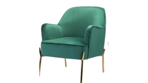 Green Velvet Chair rental Houston, TX