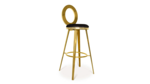 Black Oz Bar Stool rental Houston, TX