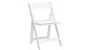 Kids White Padded Folding Chair rental in Houston, TX