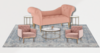 Blush Pink Lounge Set rental in Miami-Ft. Lauderdale, FL